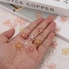 Unique Bargains Metal Bulk Elegant DIY Crafts Jewelry Making Flower Pendant 50 Pcs - 4 of 4