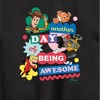 Boys' - Disney - Another Day Of Being Awesome Graphic Long Sleeve Fleece Sweatshirt - 2 of 4