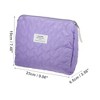 Unique Bargains Women's Portable Heart Makeup Bag 2 Pcs - 2 of 4