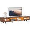 Bestier 70 inch LED Modern Low Profile TV Consoles with storage for living room - image 2 of 4