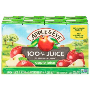 Apple & Eve Apple Fruit Juice - 8pk/6.75 fl oz - 1 of 4