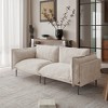 WJShome Velvet Modular Sectional Couch, 74" Modern 2-Seater Sofa with Removable Cushions For Livingroom - 2 of 4
