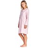 Casual Nights Women's Long Sleeve Zip Up Front Short Fleece Robe - 3 of 4