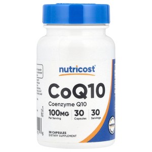 Nutricost CoQ10, 100 mg, 30 Capsules - 1 of 2