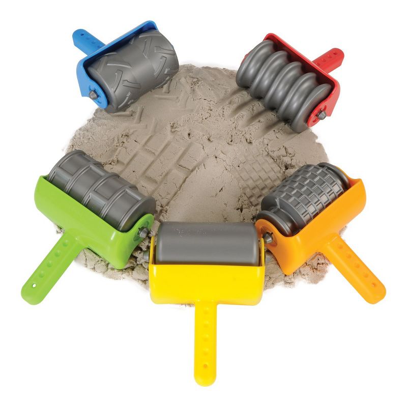 Kaplan Early Learning Jumbo Textured Hand Grip Sand Rollers and 5 Different Patterns, 2 of 4