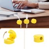 Unique Bargains Magnetic Adhesive Durable Cable Holder Clip for Office Desk Phone Wire 6 Pcs - 2 of 4