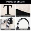 Generic Initial Tote Bag Monogrammed Beach Bag Personalized for Women - 3 of 4