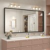 Apmir High-Strength Tempered Glass and Aluminum Alloy Framed French Cleat Mounted Wall Decor Bathroom Vanity Mirror with 5-Year Warranty - 2 of 4
