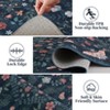 Floral Botanical Washable Rug for Living Room Soft Vintage Insect Butterfly Rugs Low Pile Carpet for Bedroom Dining Nursery Rug - 4 of 4