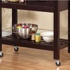 NicBex 1 Drawer Rolling Kitchen Island Cart with 2 Open Shelves,Kitchen Island on Wheels with Storage,Island Table for Kitchen - 2 of 3