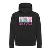 Everyday Kids Christmas Collection Holly Jolly Girls Pullover Hoodie – Pink Holiday Sweatshirt - 2 of 4