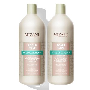 Mizani Scalp Care Dandruff Shampoo & Conditioner (33.8 oz XXL LITER  | Controls Scalp Flaking | For Curly Hair - DUO SET Kit - 1 of 3