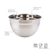 Tovolo 7.5qt Stainless Steel Mixing Bowl: 23" Diameter, 12.375" Height, Hand Wash, 2.05 lbs, Silver - 2 of 3
