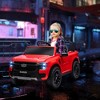 Qaba Ford Ranger Licensed 12V Kids Ride on Car, Kids Electric Car with Remote, Spring Suspension, Toy Storage, LED Headlights, Music Horn, Red - 3 of 4