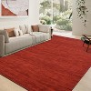 Acekool Washable Rug, Modern Abstract Non Slip Low Pile Soft Indoor Carpet for Living Room Bedroom Playroom, Stain Resistant - 4 of 4
