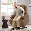 Jojoka Power Lift Recliner Chair Sofa with Massage and Heat, USB Port, Cupholders, Side Pockets for Living Room - 3 of 4