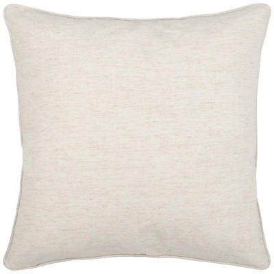Renti 20" Cream and Black Geometric Accent Pillow