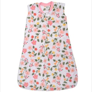 Hudson Baby Infant Girls Plush Sleeping Bag, Sack, Blanket, Family Floral - 1 of 2