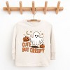 The Juniper Shop Cute But Creepy Ghost Youth Long Sleeve Tee - M - Natural - 2 of 4