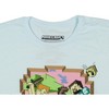 Seven Times Six Minecraft Boy's Bee Mob Alex and Steve Kids Short Sleeve T-Shirt Blue - 3 of 3