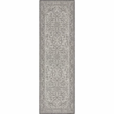 Well Woven Indoor OutdoorCelesine Fuchsia Persian Medallion Area Rug