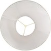 Springcrest Set of 2 Bell Lamp Shades Beige Large 9" Top x 19" Bottom x 12.5" High Spider with Replacement Harp and Finial Fitting - 4 of 4