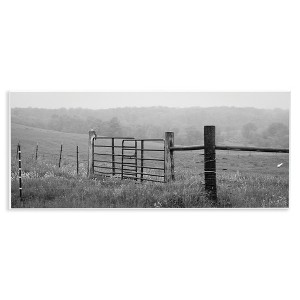 Stupell Industries Countryside Farmland Front Gate, 17" x 7" - 1 of 4
