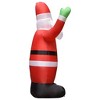 vidaXL Christmas Inflatable Santa Claus Holiday Decoration Ornament with LEDs - 177.2" - 4 of 4