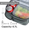 Dual Compartment Insulated Lunch Bag for Mens Womens, Large Leakproof Lunch Box Thermal Lunch Totes with Shoulder Strap - Tirrinia - image 4 of 4