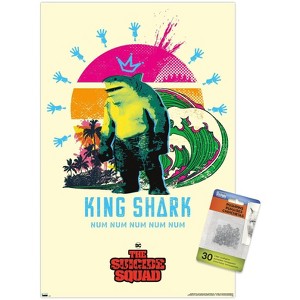 Trends International DC Comics Movie The Suicide Squad - King Shark Unframed Wall Poster Prints - 1 of 4