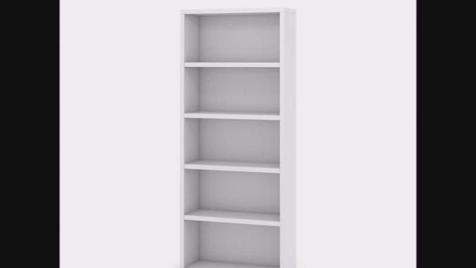 72.71" 5 Shelves Vertical Bookcase - Sauder, 2 of 8, play video