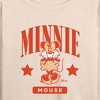 Women's - Disney - Minnie Mouse Collegiate Lightweight French Terry Wide Neck Long Sleeve Shirt - 2 of 4