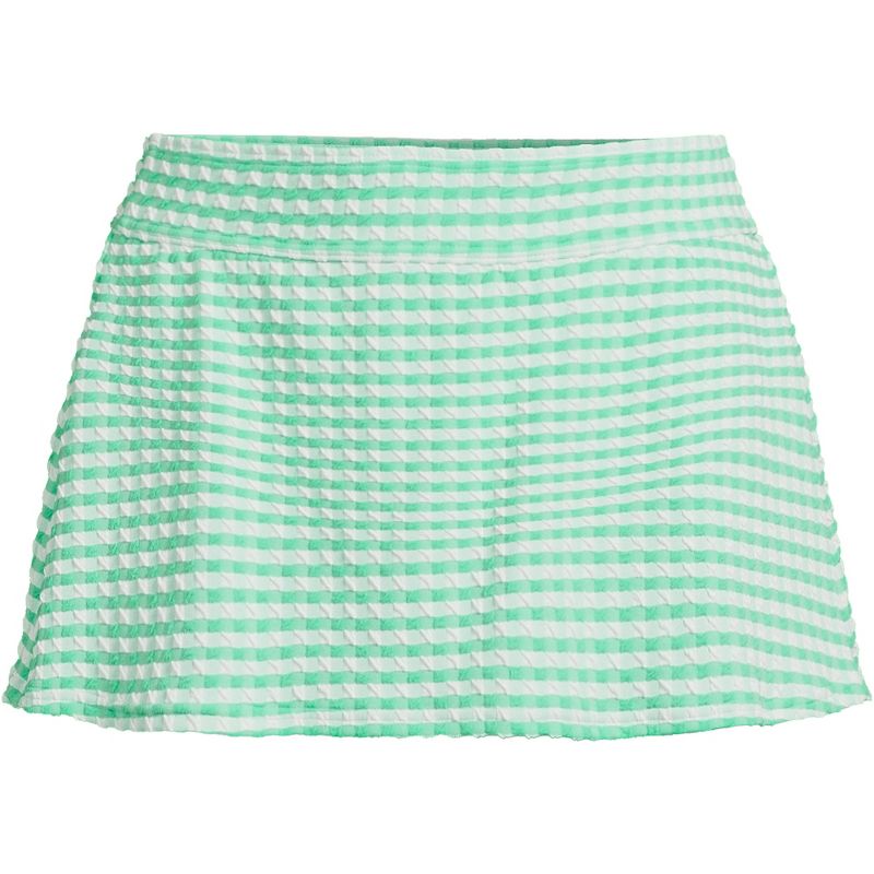 Lands' End Women's Chlorine Resistant Mini Swim Skirt Swim Bottoms, 1 of 4