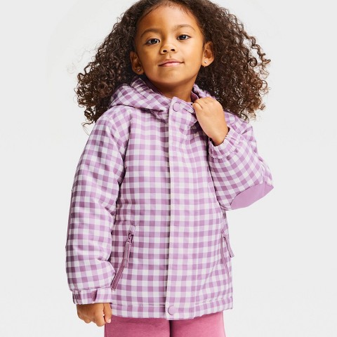 Детская куртка Cat & Jack Toddler 3-in-1 Winter Snowplay Plaid, цвет: Фиолетовый