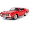 1971 Ford Mustang Sportsroof Red 1/24 Diecast Model Car by Motormax - 4 of 4