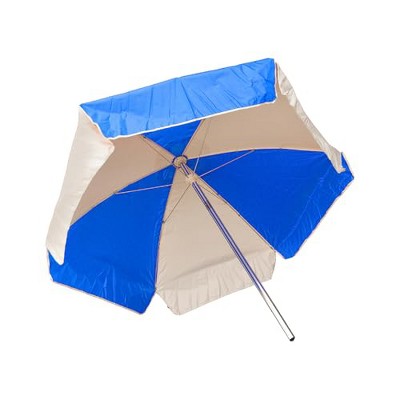 Kemp USA 6' Umbrella, Royal Blue / White