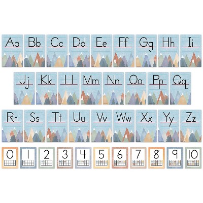 Teacher Created Resources Moving Mountains Alphabet Bulletin Board Set (TCR9170)