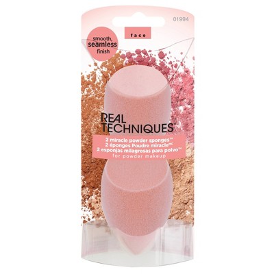 Real Techniques Miracle Powder Makeup Sponge - 2pk