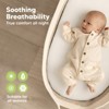 KeaBabies Organic Bassinet Sheet for Baby Girls, Boys, 2-Pack Soothe Bassinet Fitted Sheets, Bedside Bassinet Mattress Sheet - 4 of 4