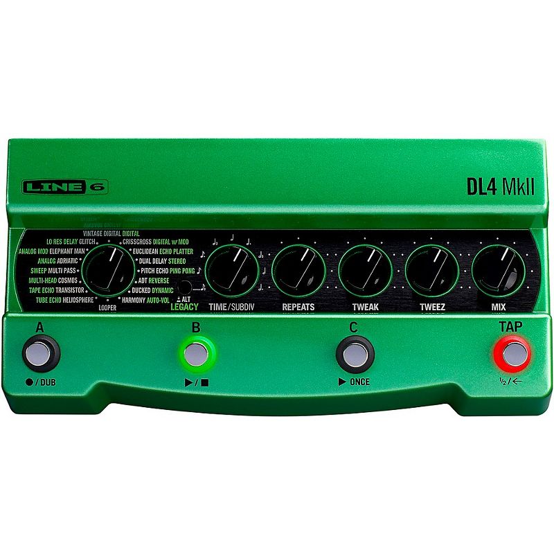 Line 6 DL4 MkII Delay Guitar Effects Pedal Green, 1 of 6