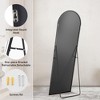 FURNIinspire Full Length Mirrors Floor Standing Mirror, Full Length Mirror With Aluminum Alloy Thin Frame, Black, 21"*64" - 4 of 4