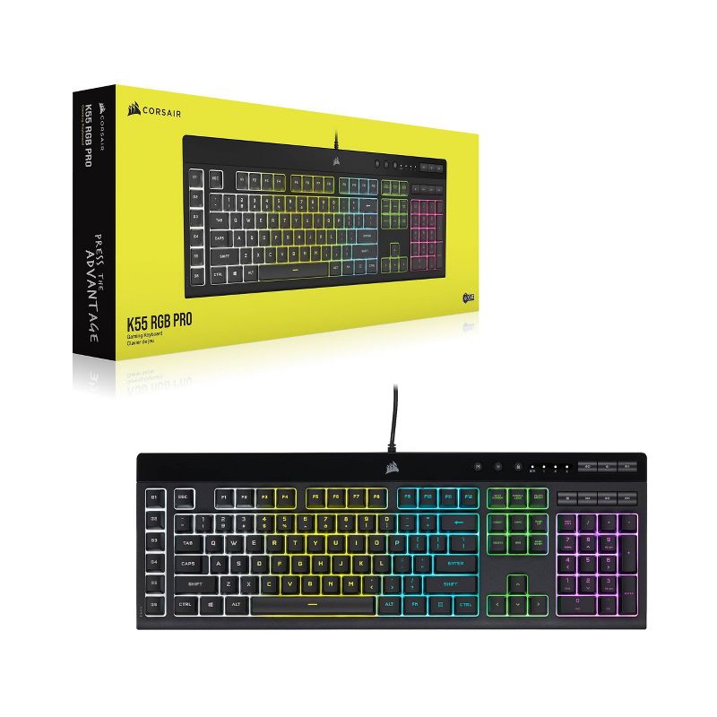 Corsair K55 RGB Pro Gaming Keyboard for PC, 4 of 5