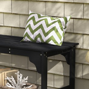 MOEPISY Outdoor Park Bench With Slatted Seat - 1 of 4