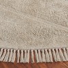 Easy Care ECR217 Handmade Woven Area Rug - Green - 6'-0" x 6'-0" Round - Safavieh - 3 of 3