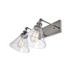 CWI Lighting Eustis 2 Light Wall Sconce With Polished Nickel Finish - 3 of 4