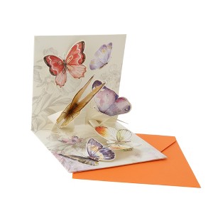 Unique Bargains Greeting Card Assorted Color 7.7"x5.7"x0.4" 1 Pc - 1 of 4