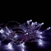 Perfect Holiday 30 LED Clear Cable String Lights - Battery Operated - 2 of 3