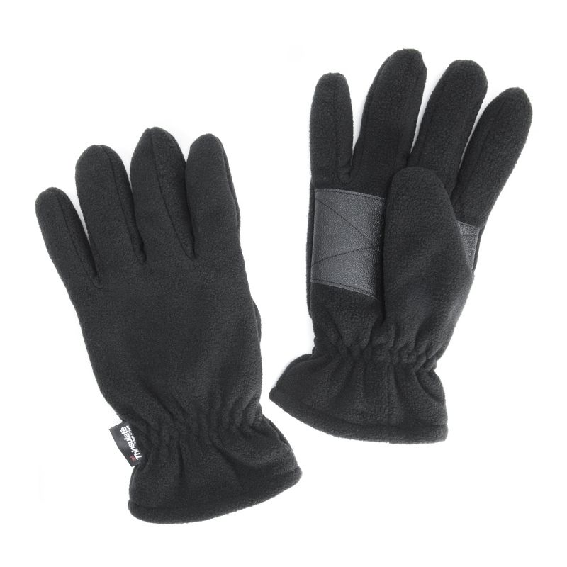 Muk Luks Men's Waterproof Fleece Gloves, 2 of 3