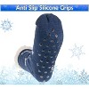 5 Star Super Deals Christmas Fuzzy Faux Shearling Socks, Warm Thick Fleece Thermal w/ Nonslip Grippers, Christmas Stockings - 2 Pairs - 4 of 4
