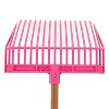 Little Giant DuraFork Polycarbonate Plastic Gardening and Agricultural Bedding Fork for Farming Mulch, Manure, & Soil, Hot Pink - 4 of 4